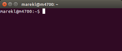 Small Empty Ubuntu Terminal Window